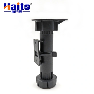HT-07.041 Furniture Cabinet Plastic Adjustable Leveling Feet With Adjustment Pin